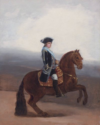 Equestrian Portrait of Manuel Godoy by Francisco de Goya